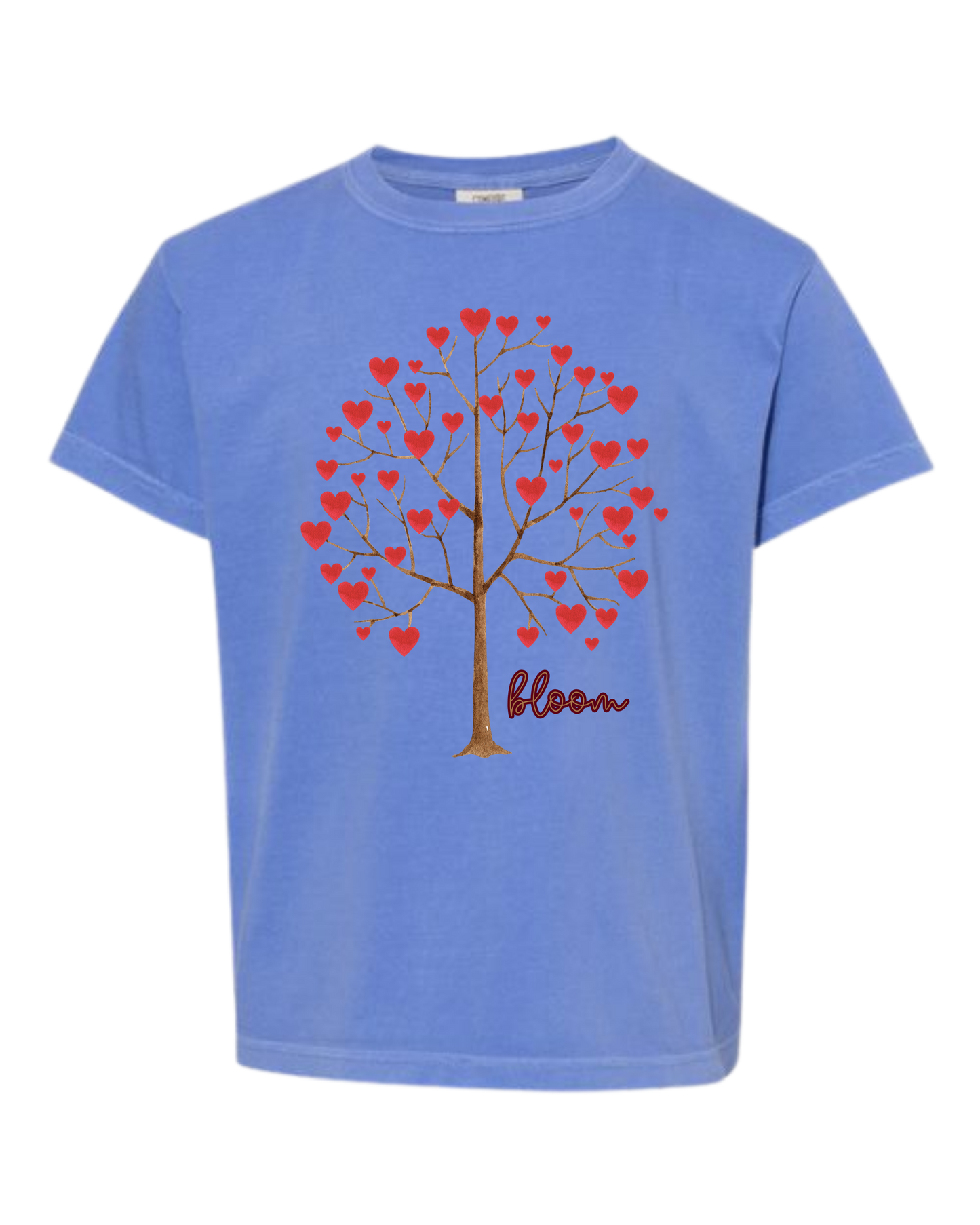 Bloom - Comfort Colors - Heavyweight Youth Tee - Neutral Colors & Blues