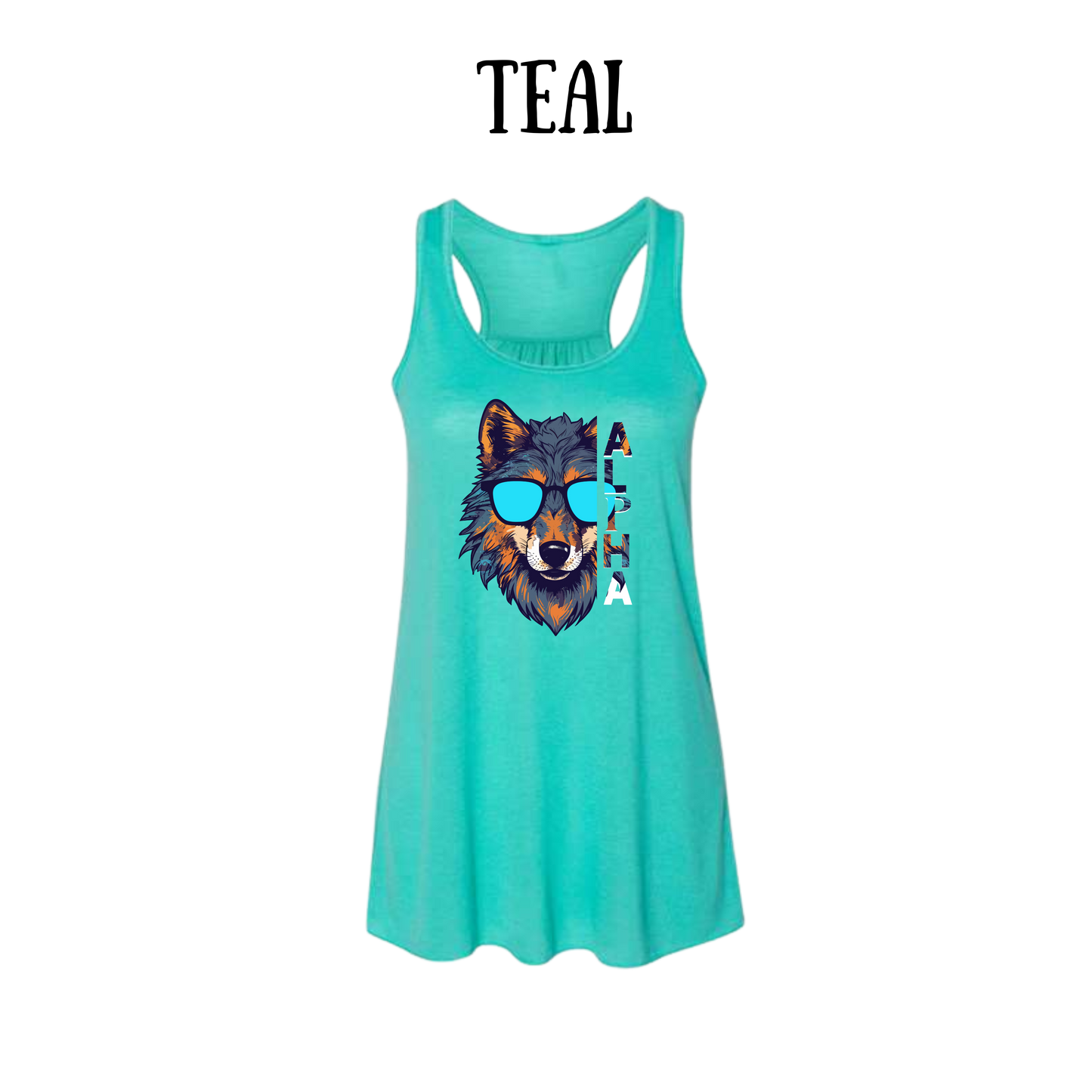 BP - Alpha - Women's Flowy Racerback Tank