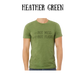 not a hot mess just a hot flash - unisex tee - greens