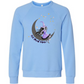 HP - Hot Ghoul Vibes - Sponge Fleece Raglan Sweatshirt - Blues, Purples