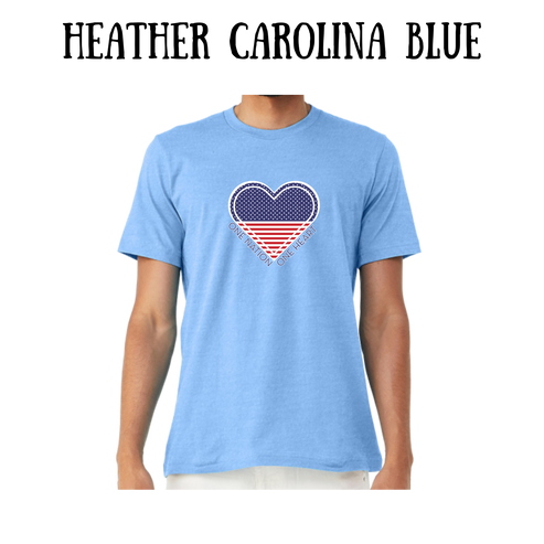 PP - One Nation One Heart - Unisex Tee - Blues