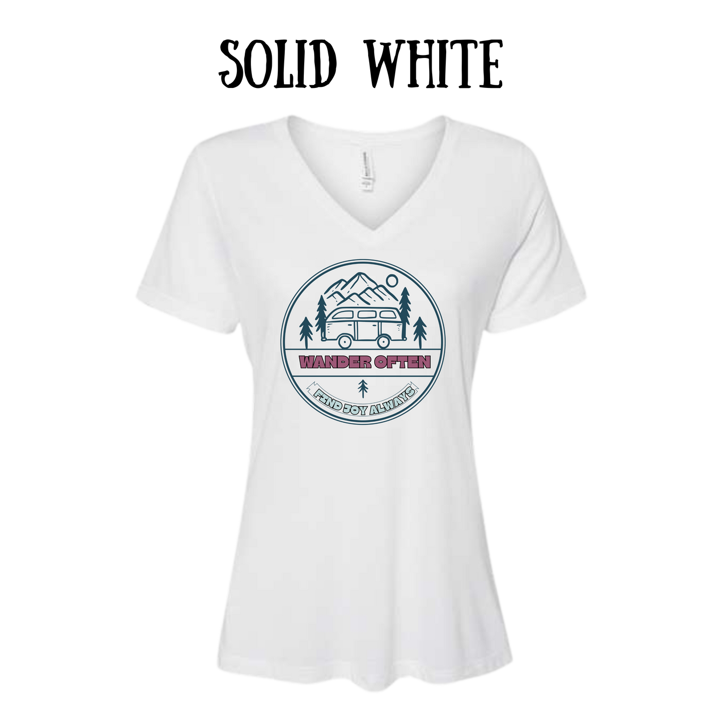 CP - Wander Often - Women's V-Neck - Assorted Color