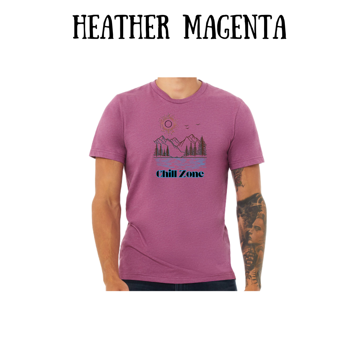 CP - Chill Zone - Unisex Tee - Pinks, Purples, Neutrals