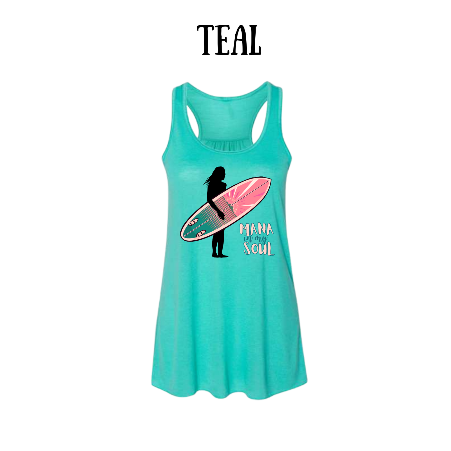 VP - Mana in My Soul - Women's Flowy Racerback Tank