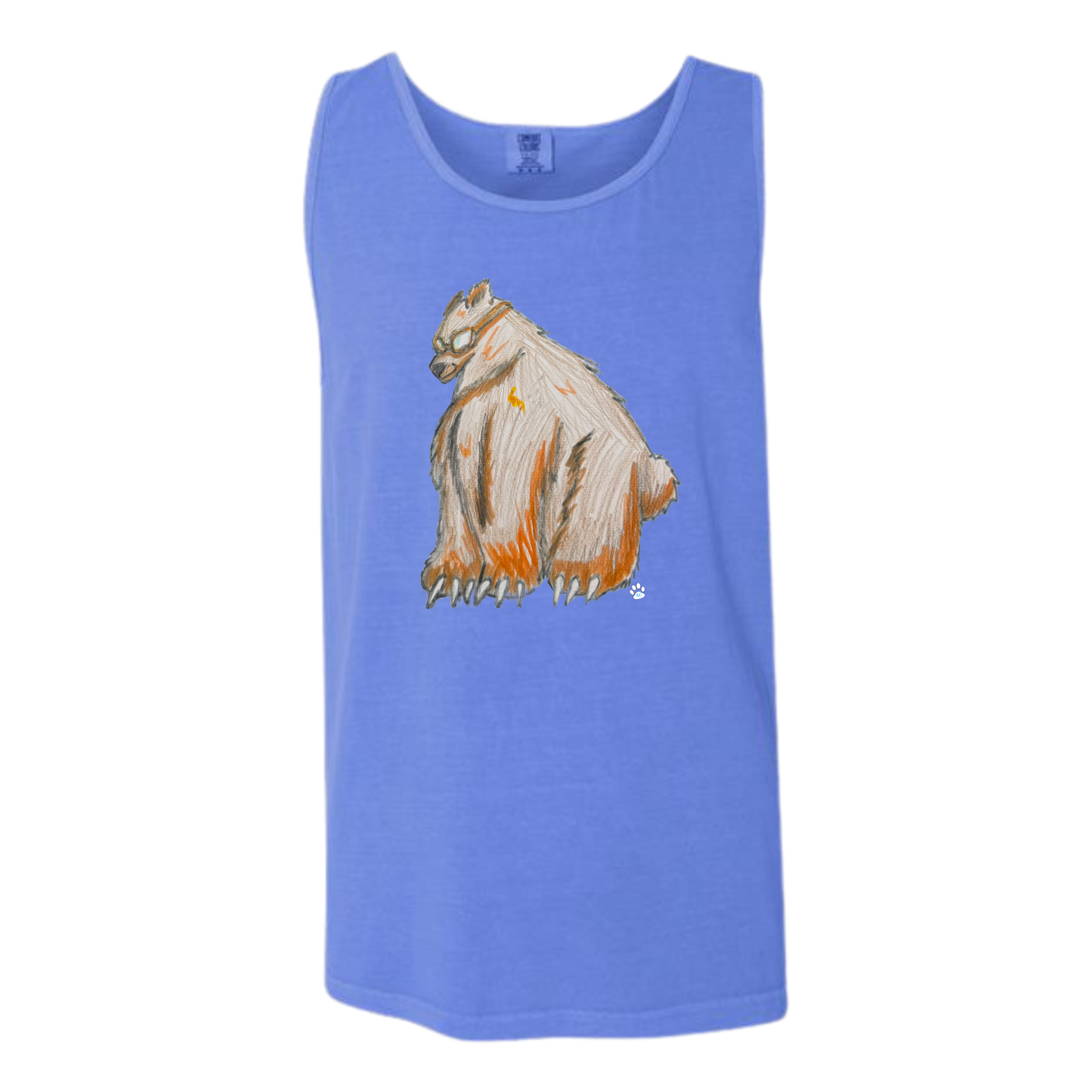 Muscle Bear - Comfort Colors - Unisex Tank - Neutral Colors & Blues