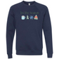 HP - 'Tis the Season - Winter - Sponge Fleece Raglan Sweatshirt - Blues, Purples