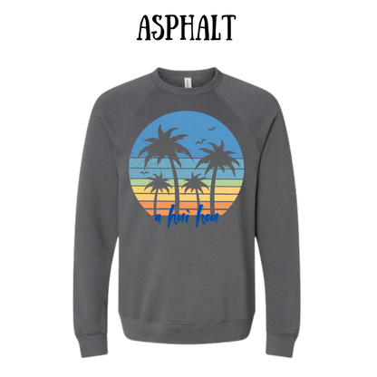 VP - A Hui Hou  - Sponge Fleece Raglan Sweatshirt - Greens, Neutrals