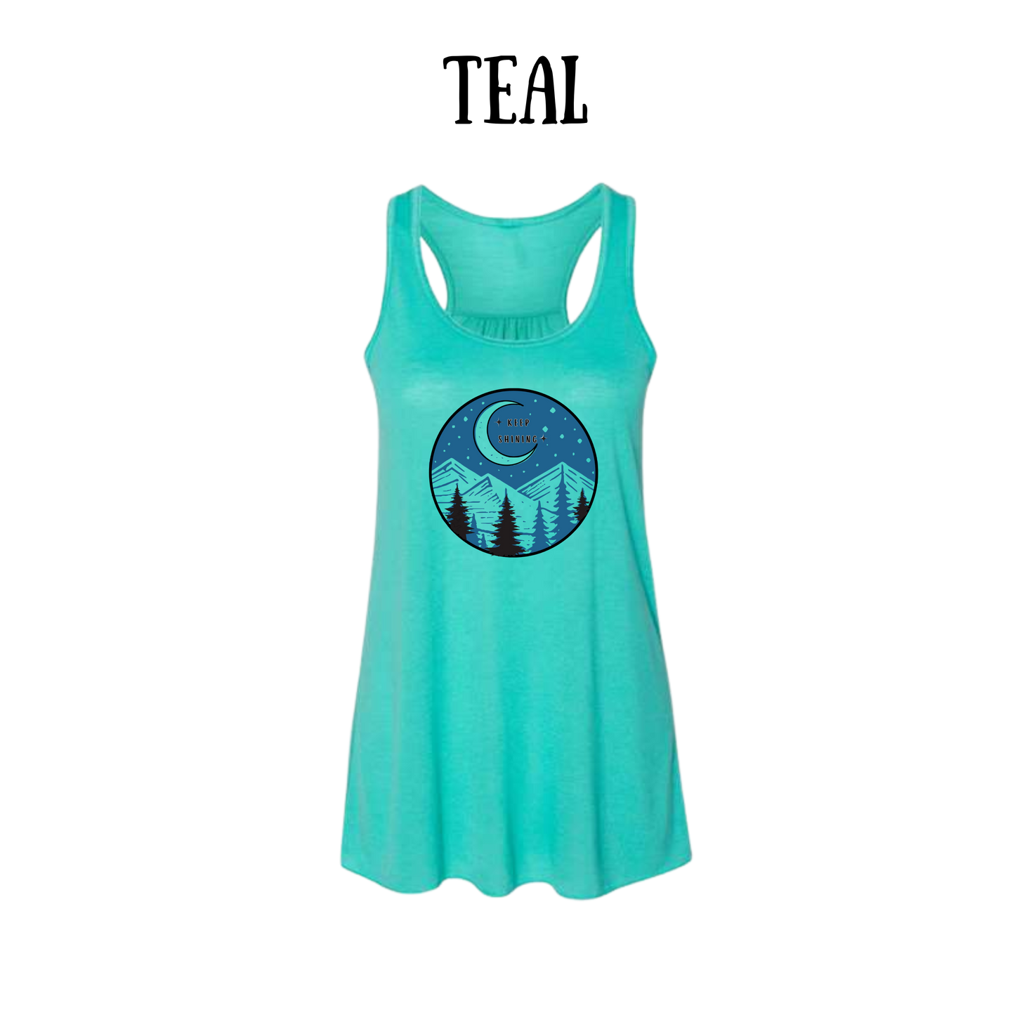 OP - Keep Shining - Women's Flowy Racerback Tank