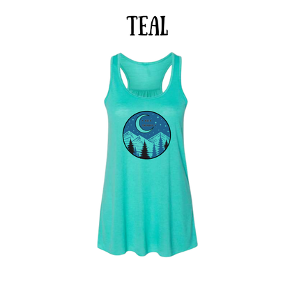 CP - Keep Shining - Women's Flowy Racerback Tank