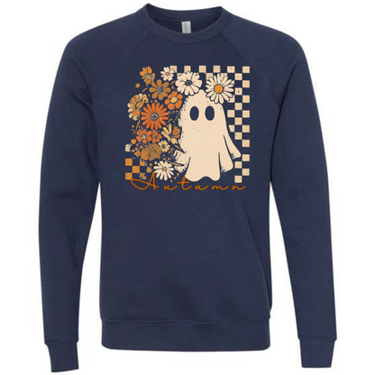 HP - Autumn Ghost - Sponge Fleece Raglan Sweatshirt - Blues, Purples