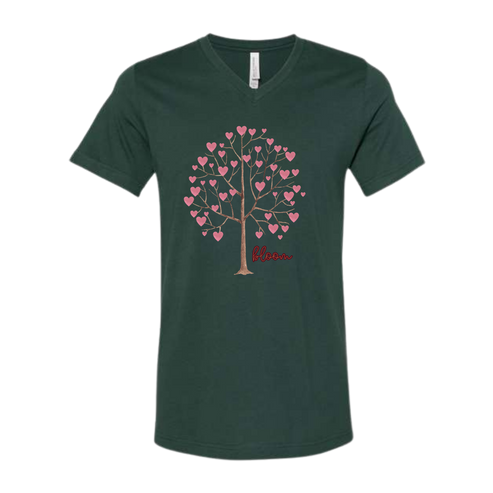 Bloom - Bella+Canvas - Unisex V-Neck - Assorted Colors