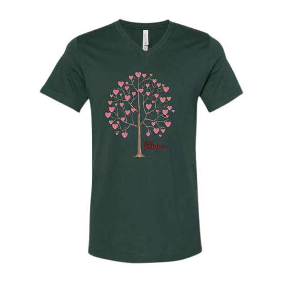 Bloom - Bella+Canvas - Unisex V-Neck - Assorted Colors