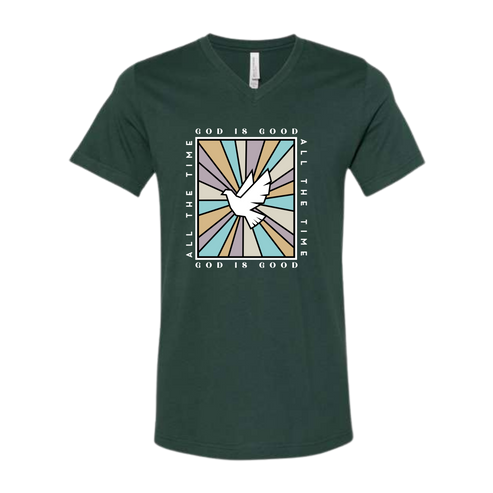 God Is Good - Bella+Canvas - Unisex V-Neck - Assorted Colors