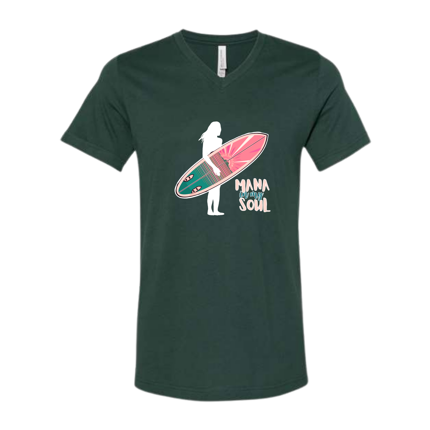 Mana in My Soul - Bella+Canvas - Unisex V-Neck - Assorted Colors