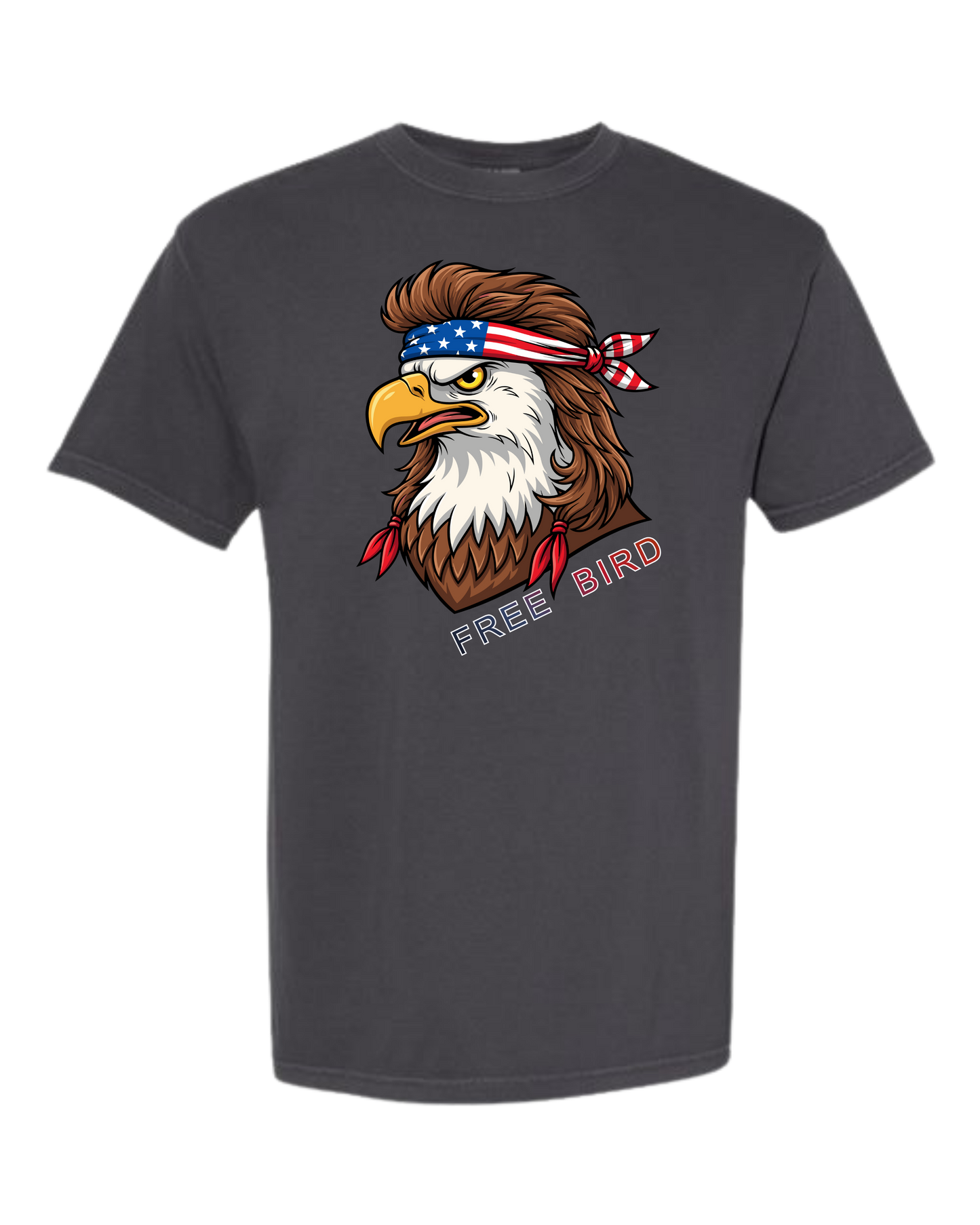 Rockin Free Bird - Comfort Colors - Heavyweight Unisex Tee - Neutral Colors