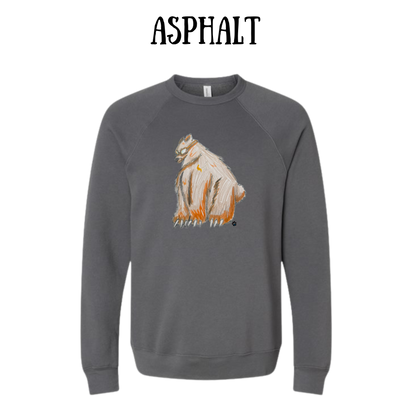 AC - Muscle Bear - Sponge Fleece Raglan Sweatshirt - Greens, Neutrals