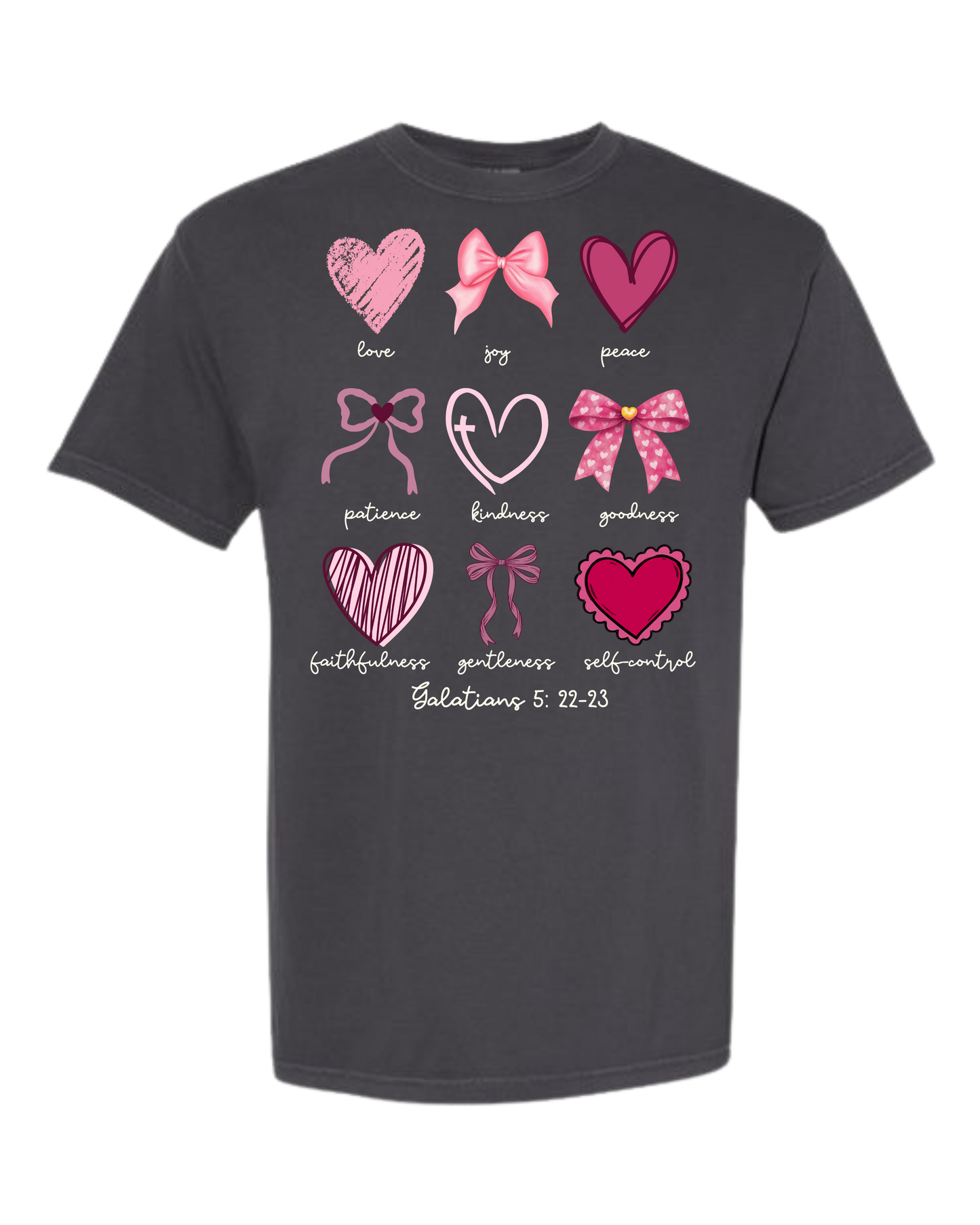 Galatians 5 - Valentines - Comfort Colors - Heavyweight Unisex Tee - Neutral Colors