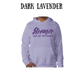 stronger than day two cramps - sponge fleece hoodie - blues, purples