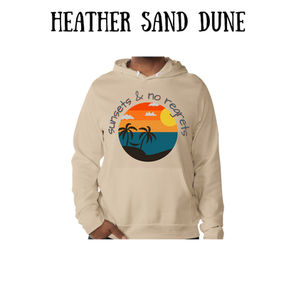 VP - Sunsets & No Regrets - Sponge Fleece Hoodie - Greens, Neutrals