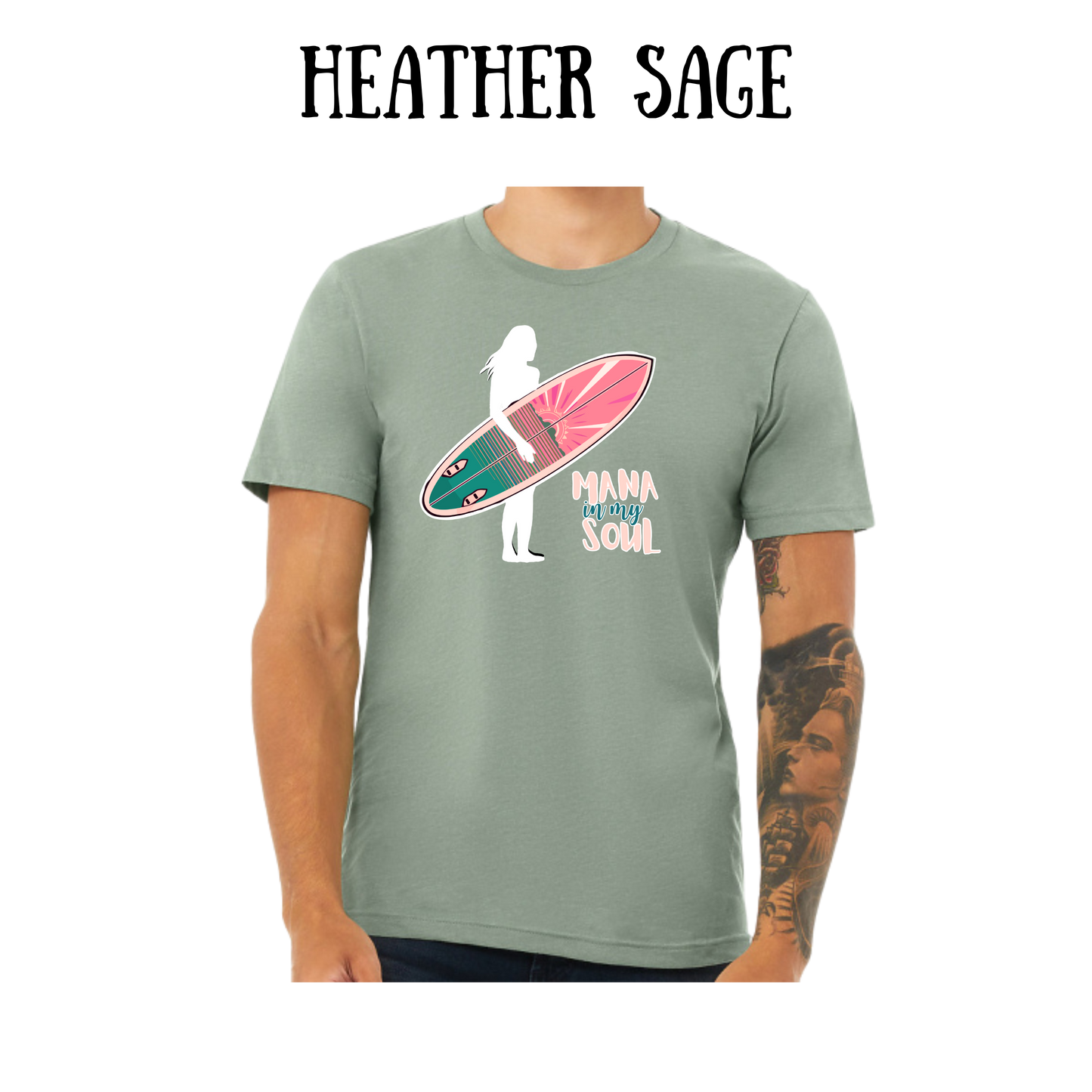 VP - Mana in My Soul - unisex Tee - Greens