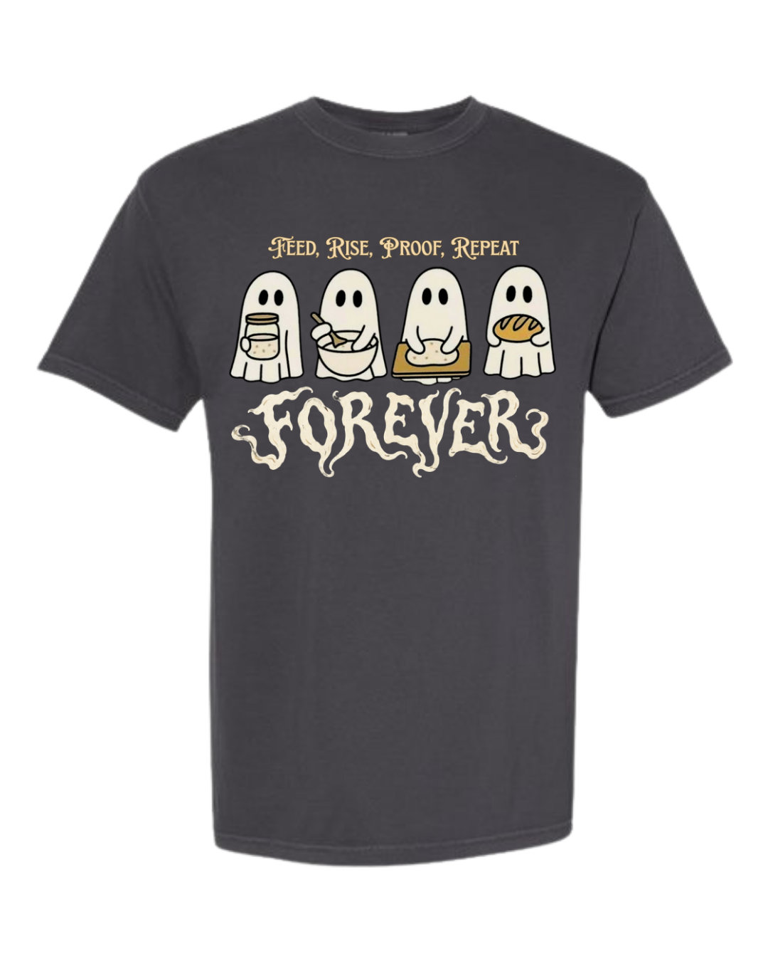 Sourdough Ghosties - Comfort Colors - Heavyweight Unisex Tee - Neutral Colors