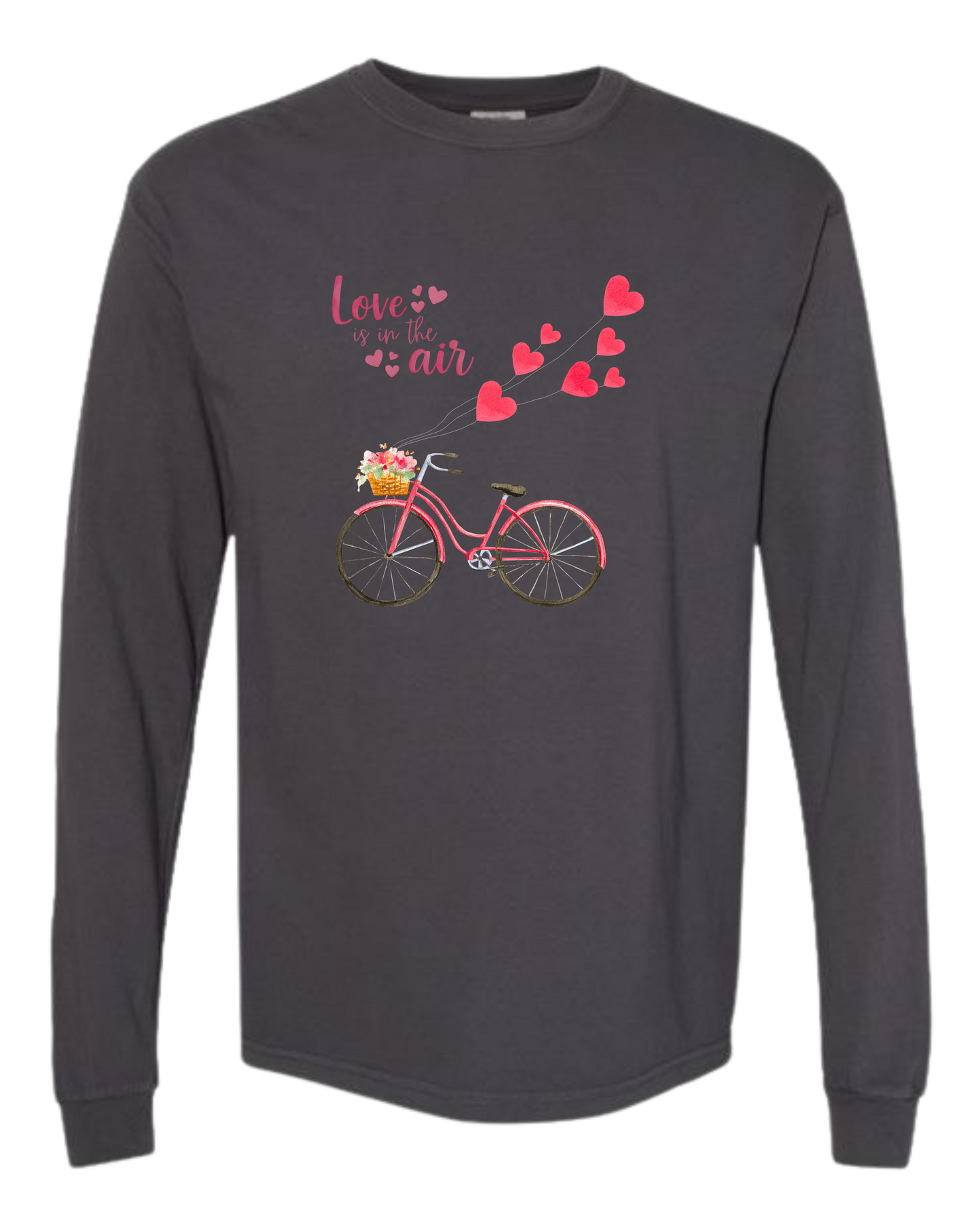 Love is in the Air - Comfort Colors - Heavyweight Long Sleeve Tee - Neutral Colors