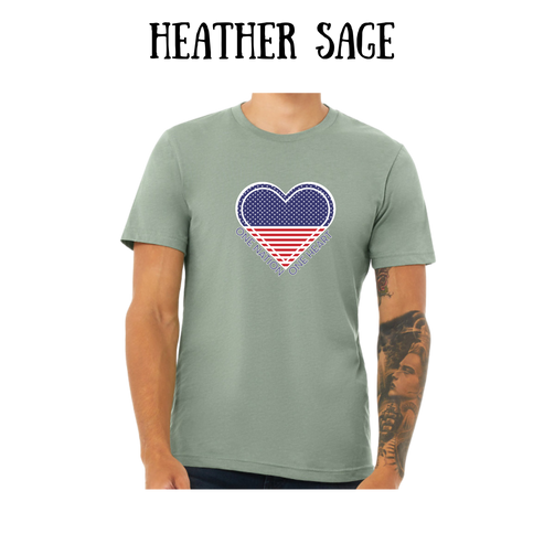 PP - One Nation One Heart - Unisex Tee - Greens