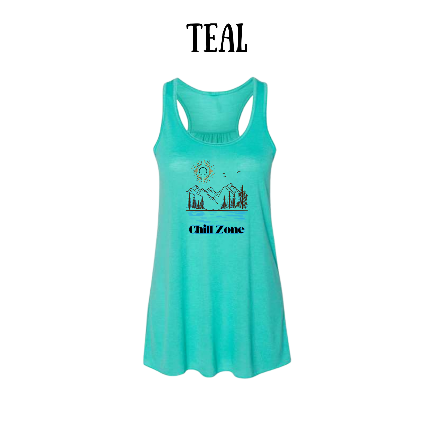 CP - Chill Zone - Women's Flowy Racerback Tank
