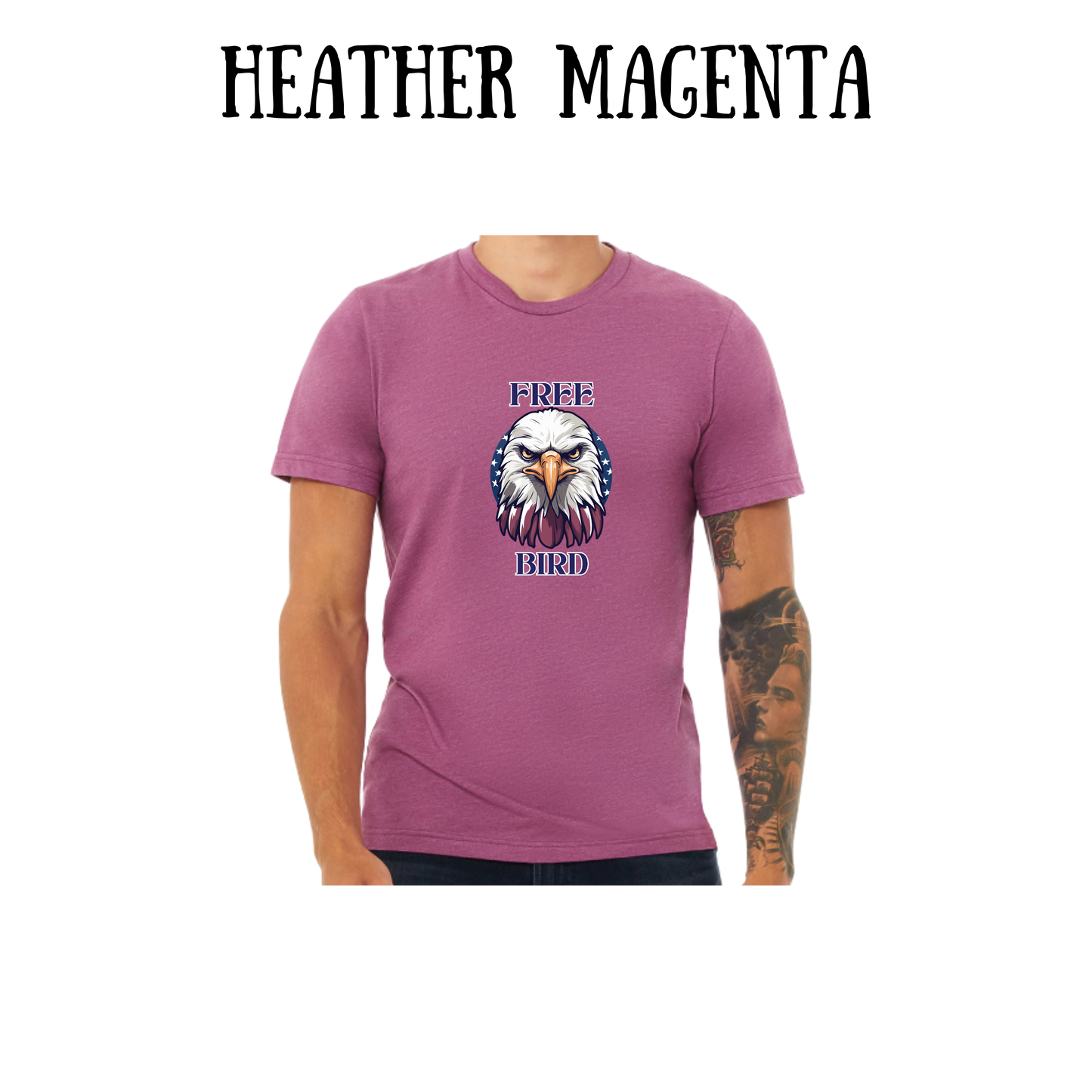 PP - Free Bird - Unisex Tee - Pinks, Purples, Neutrals