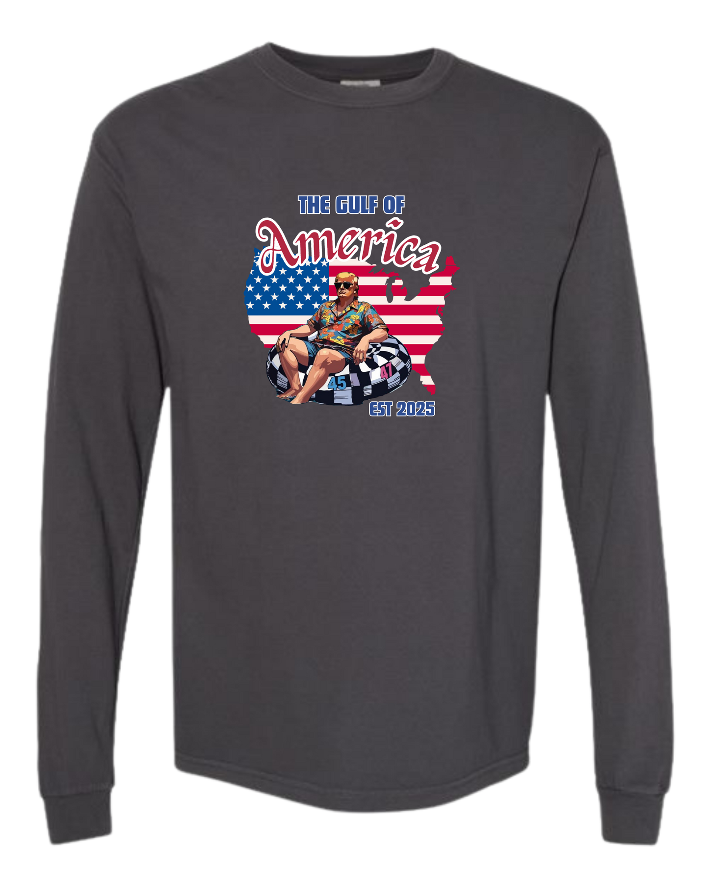 The Gulf of America - Comfort Colors - Heavyweight Long Sleeve Tee - Neutral Colors