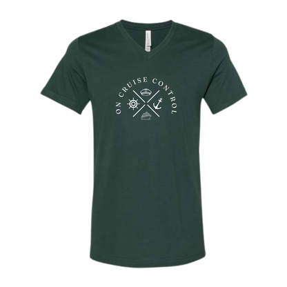 On Cruise Control - Bella+Canvas - Unisex V-Neck - Assorted Colors