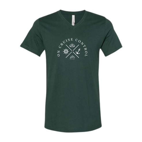 On Cruise Control - Bella+Canvas - Unisex V-Neck - Assorted Colors