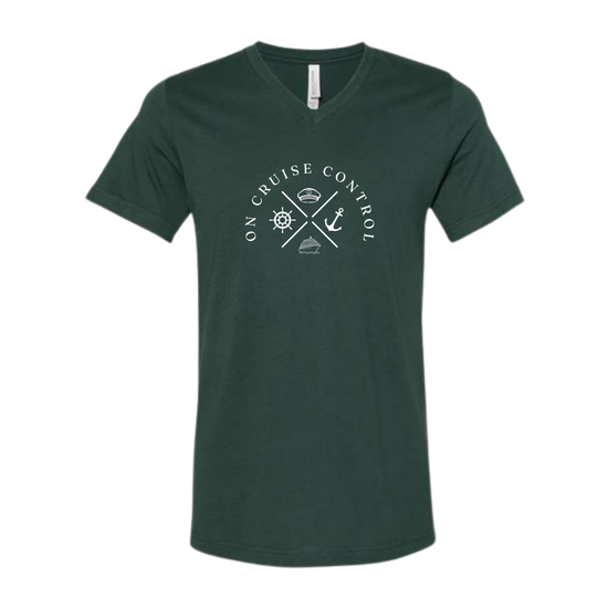 On Cruise Control - Bella+Canvas - Unisex V-Neck - Assorted Colors