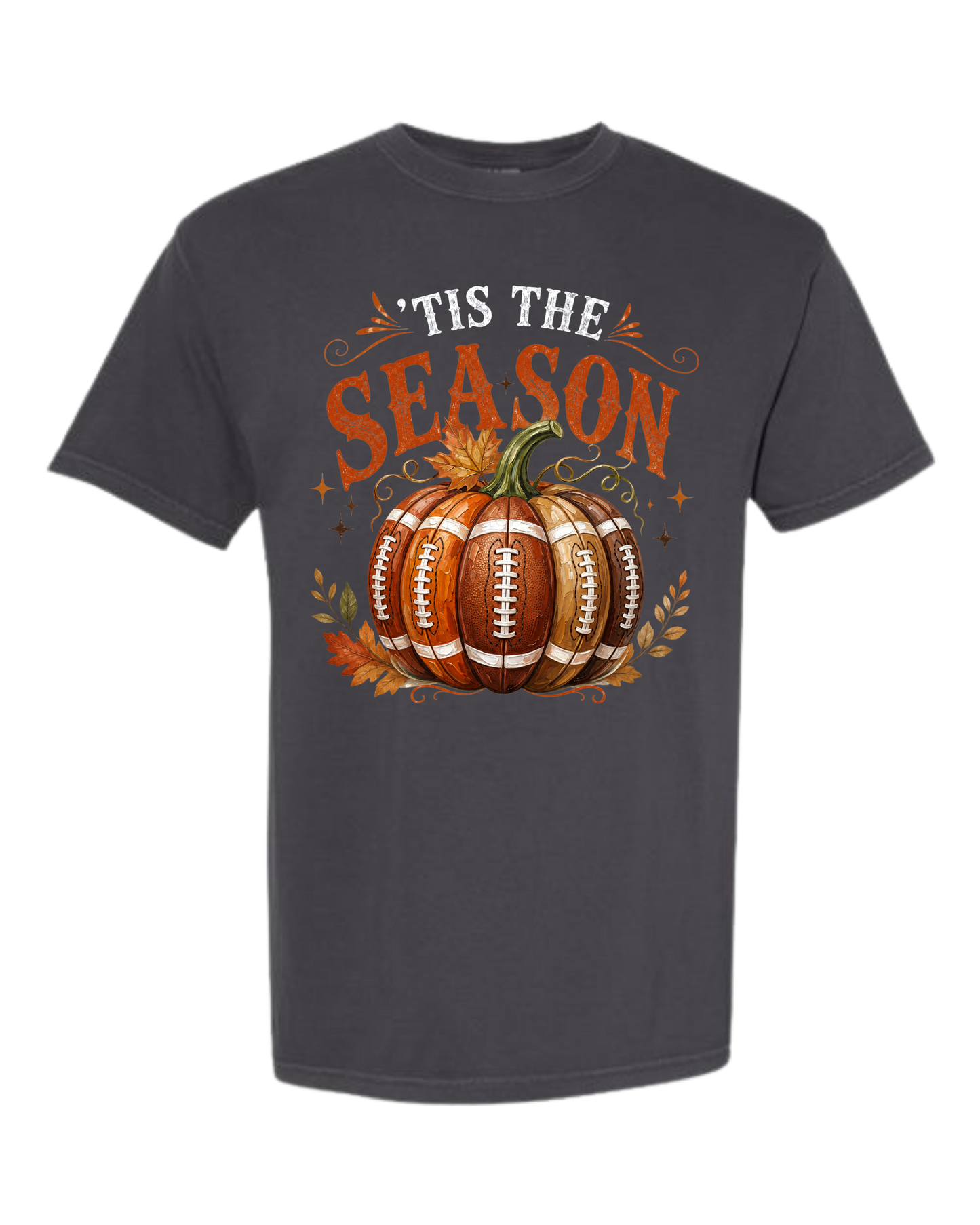 'Tis Football Season - Comfort Colors - Heavyweight Unisex Tee - Neutral Colors