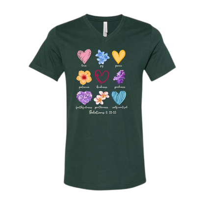 Galatians 5 - Spring - Bella+Canvas - Unisex V-Neck - Assorted Colors
