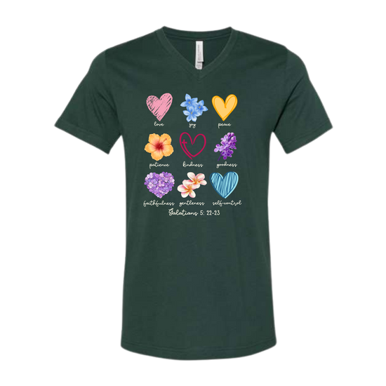 Galatians 5 - Spring - Bella+Canvas - Unisex V-Neck - Assorted Colors