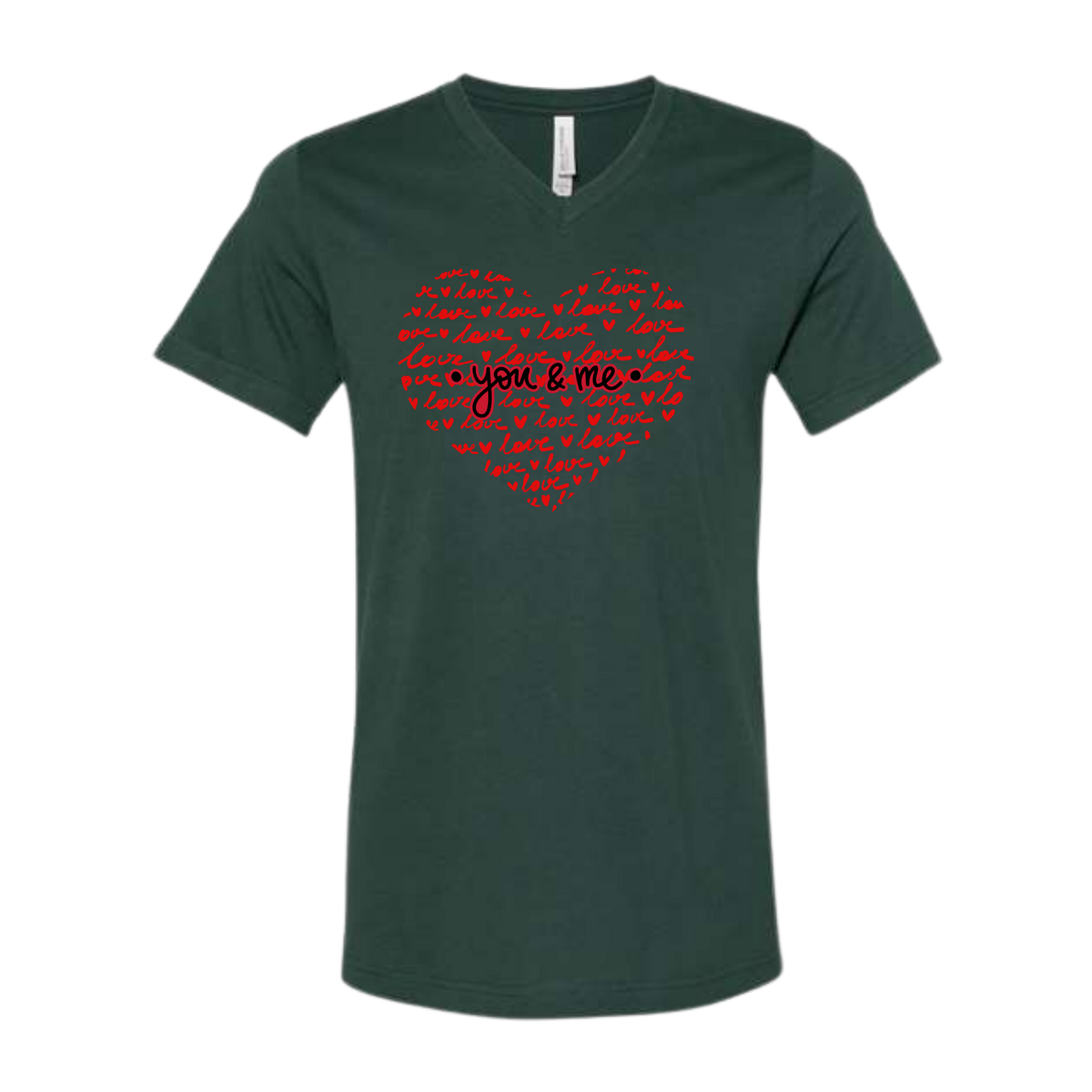 You & Me - Bella+Canvas - Unisex V-Neck - Assorted Colors