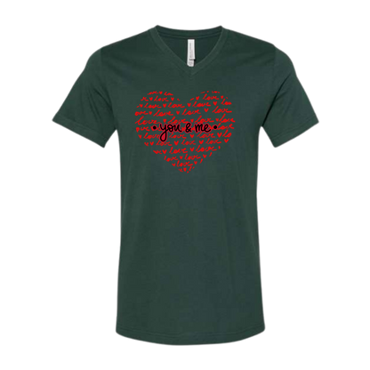 You & Me - Bella+Canvas - Unisex V-Neck - Assorted Colors