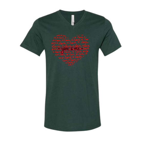 You & Me - Bella+Canvas - Unisex V-Neck - Assorted Colors