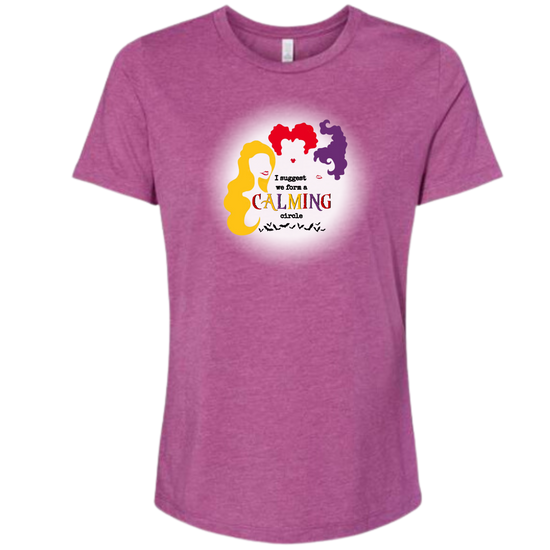 Calming Circle - Women's Relaxed Fit Tee - Assorted Colors