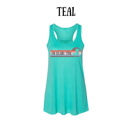 VP - On Island Time - Women's flowy racerback Tank