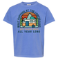 What Happens At The Campground - Comfort Colors - Heavyweight Youth Tee - Neutral Colors & Blues