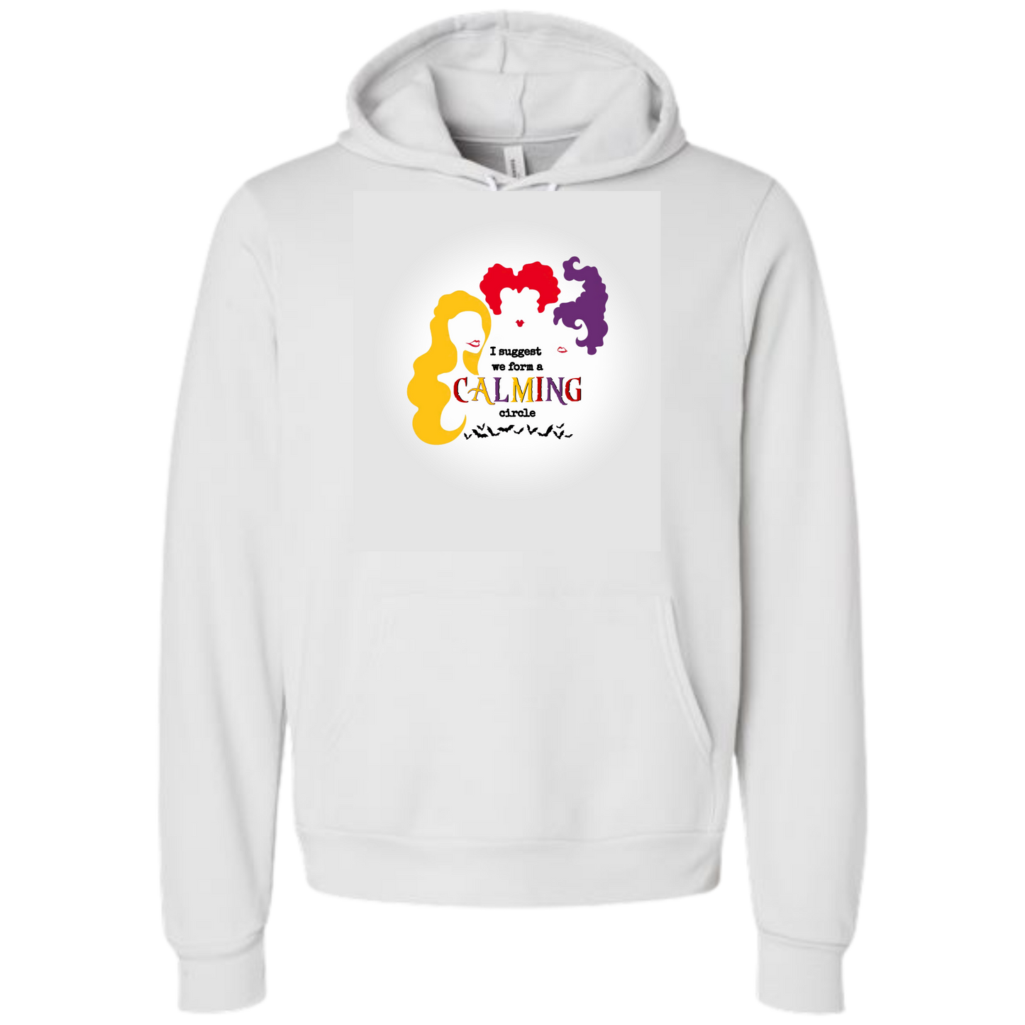 Calming Circle - Sponge Fleece Hoodie - Greens, Neutrals