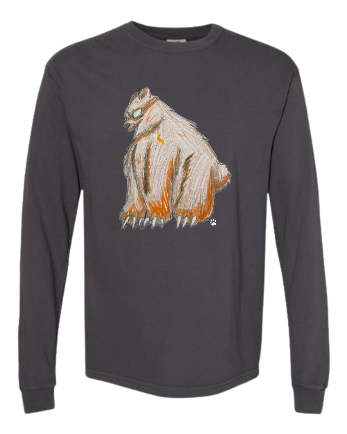 Muscle Bear - Comfort Colors - Heavyweight Long Sleeve Tee - Neutral Colors