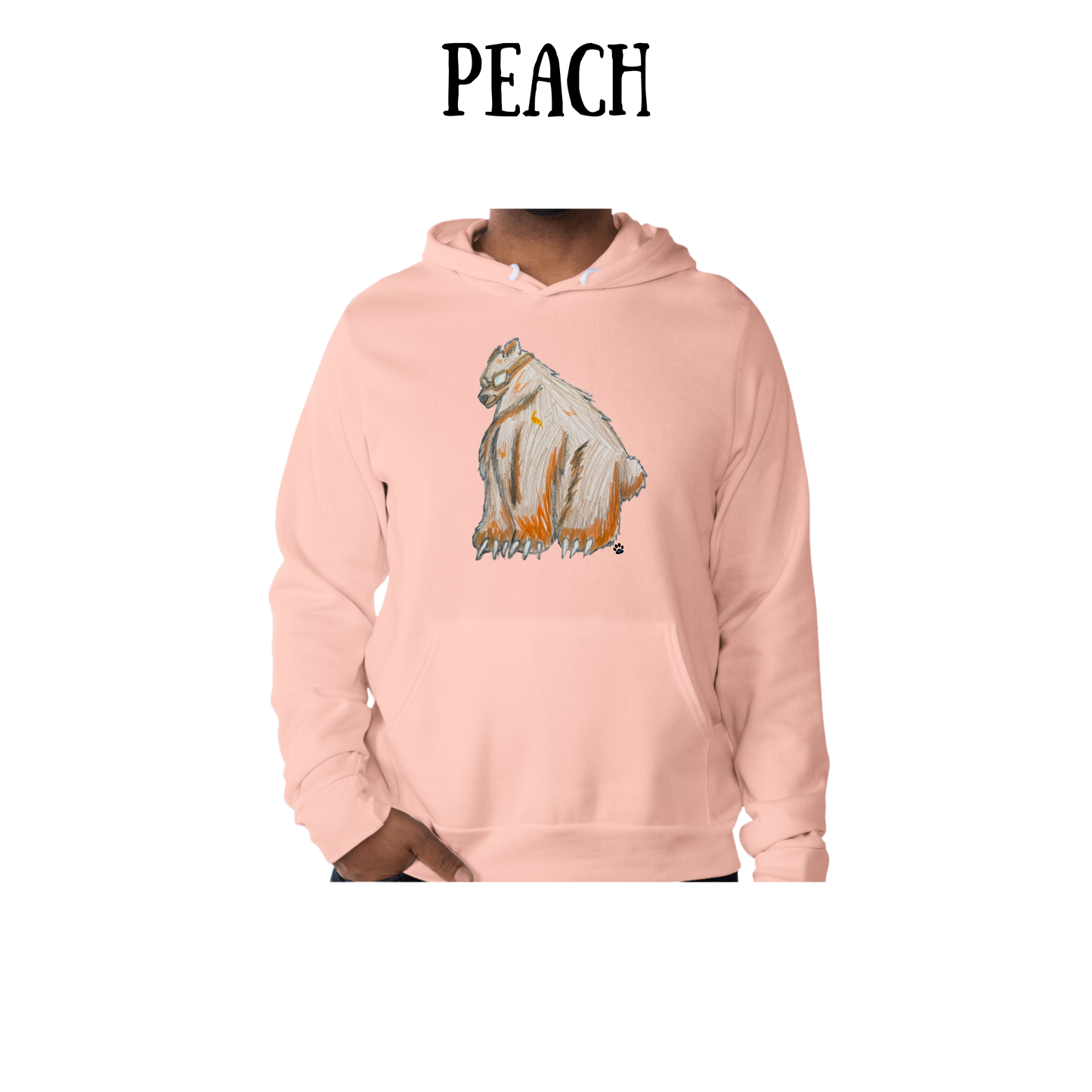 AC - Muscle Bear - Sponge Fleece Hoodie - Assorted Colors