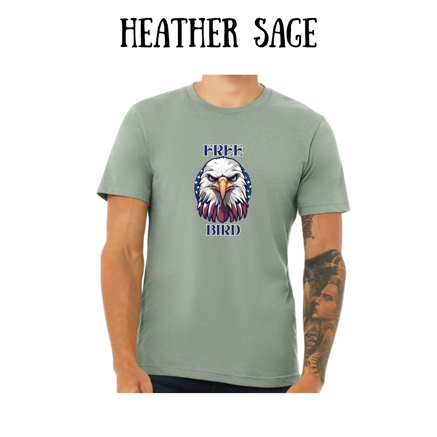 PP - Free Bird - Unisex Tee - Greens
