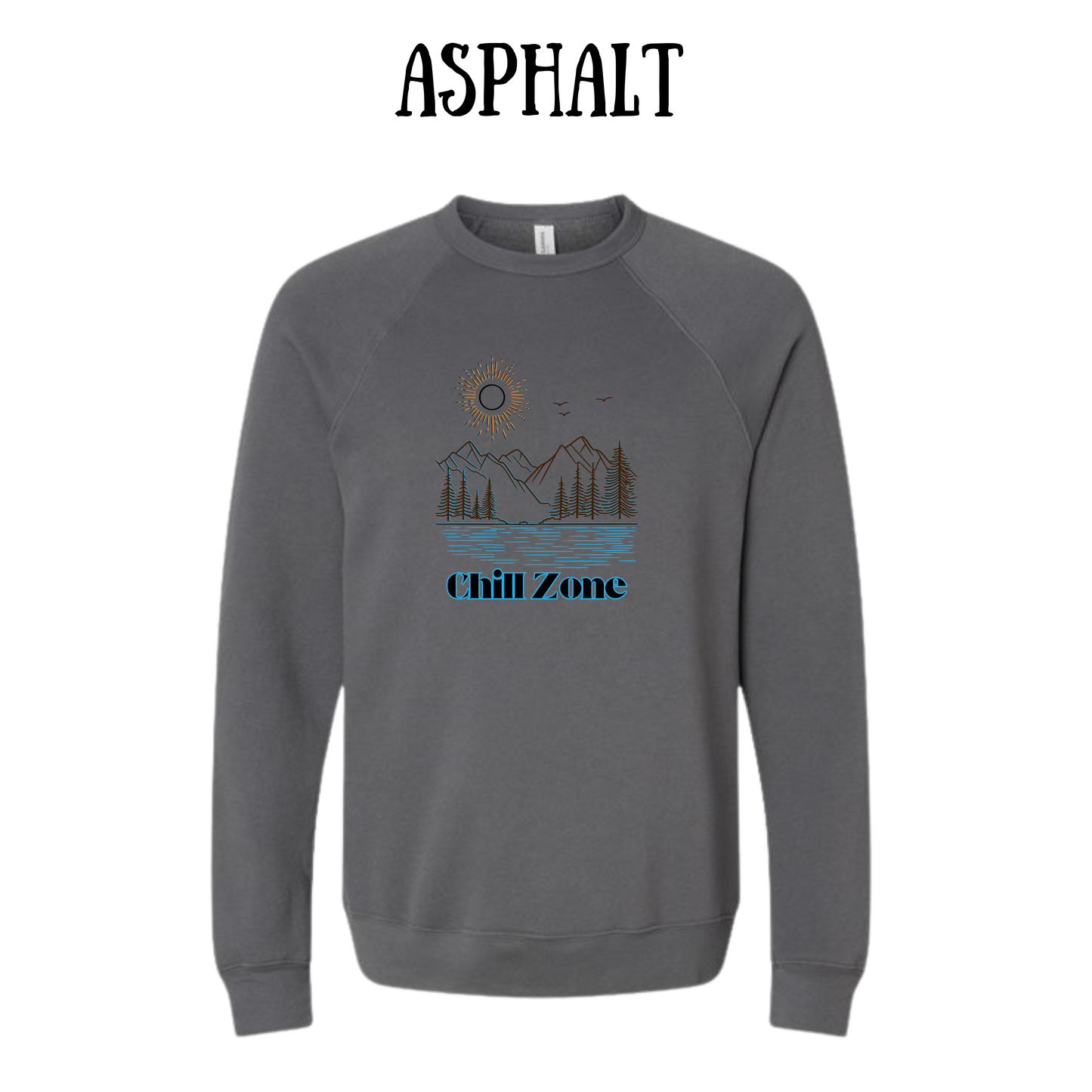 CP - Chill Zone - Sponge Fleece Raglan Sweatshirt - Greens, Neutrals