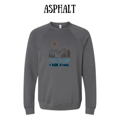 CP - Chill Zone - Sponge Fleece Raglan Sweatshirt - Greens, Neutrals