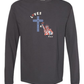 Loves Jesus & America too - Comfort Colors - Heavyweight Long Sleeve Tee - Neutral Colors
