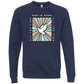 God Is Good - Sponge Fleece Raglan Sweatshirt - Blues, Purples